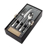 Robert Welch Kingham Bright Cutlery Set, 24 Piece. Made from the highest quality stainless steel. DISHWASHER SAFE. LIFETIME GUARANTEE