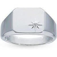 Sterling Silver Gents Signet Ring