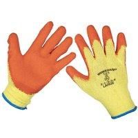Worksafe Super Grip Knitted Gloves Latex Palm (Large) - Pack of 12 Pairs