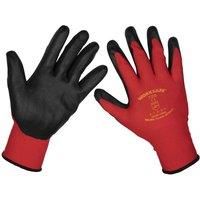 Sealey Flexi Grip Nitrile Palm Gloves (X-Large) - Pack of 12 Pairs - 9125XL/12