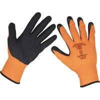 Sealey TSP140XL/6 Foam Latex Grippa Gloves (Large) - Pack of 6 Pairs