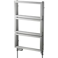Aeon Fatih Designer Towel Warmer 830 x 500mm Btu 1527 in Brushed Stainless Steel