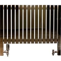 Aeon Arat Designer Radiator 760 x 690mm Btu 3115 in Brushed Stainless Steel