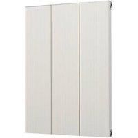Ignite Aluminium Flat Radiator (H)600 x (W)418mm White 1527BTU - Hand Crafted