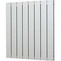 Blaze Radiator 600 x 555mm Matt Chrome 1953BTU (7819F)