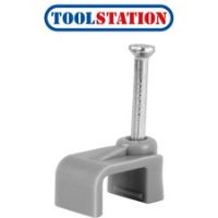 Twin & Earth Cable Clips Grey 1- 1.5mm
