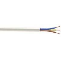 Time 3093Y White 3-Core 2.5mm Flexible Cable 25m Drum (490JY)