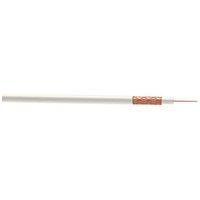 Time Coaxial Cable 100m Drum GT100 White 1-core Round PVC Sheathed Cable