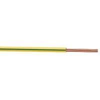 Time 6491X Green/Yellow 1-Core 6mm Conduit Cable 10m Coil (335JY)