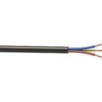 Time 3183Y Black 3-Core 1.5mm Flexible Cable 10m Coil (595JY)