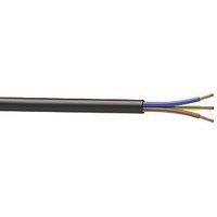 Time 3183P Black 3-Core 1.5mm Flexible Cable 10m Coil (994JY)