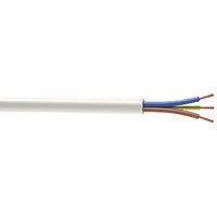 Time 3093Y White 3-Core 1.5mm Flexible Cable 10m Coil (567JY)