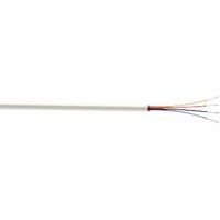 Time White 4-Core Alarm Cable 25m Coil (991JY)