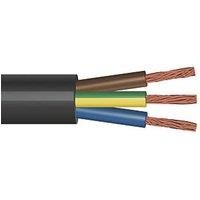 Time 2183Y Black 3-Core 0.5mm Flexible Cable 10m Coil (151RF)