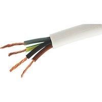 Time 3094Y White 4-Core 0.75mm Heat Resistant Cable 10m Coil (836PF)