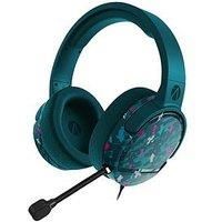 Stealth Panther Headset Glitch Teal
