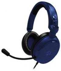 STEALTH C6-100 Gaming Headset for PC - Blue, Compatible with Current Gen Consoles, with Flexible Mic, 3.5mm Jack, 1.5m Cable, Lightweight, Comfortable and Durable