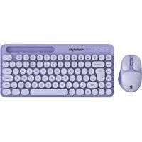 Styletech Mk520 Wireless Pastel Keyboard And Mouse Bundle - Lavender