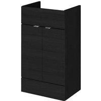 Hudson Reed Fitted Vanity Unit 500mm Wide - Hacienda Black - Flush Bathrooms