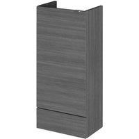 Fitted Bathroom Slimline 1 Door Base Unit, 864 x 400 x 255mm, woodgrain Brown Gr