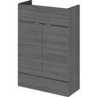Hudson Reed Compact Fitted Vanity Unit 600mm Wide - Grey Avola - Flush Bathrooms
