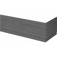 Nuie Athena Bath Front Panel 560mm H x 1800mm W - Anthracite Woodgrain