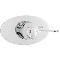 Nuie Concealed Sequential Shower Valve Club Handle - Chrome