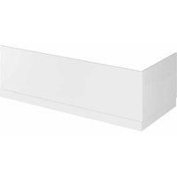 Hudson Reed Fusion 750Mm Bath End Panel & Plinth - Gloss White