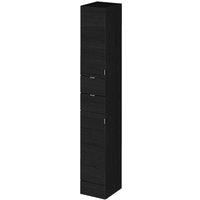Hudson Reed OFF662 Unit Tall Cabinets, Hacienda Black, 300mm