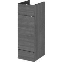 Hudson Reed Fusion 300Mm Drawer Lined Unit - Grey Woodgrain