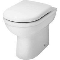 Nuie Ivo Comfort Height Back To Wall Pan - White