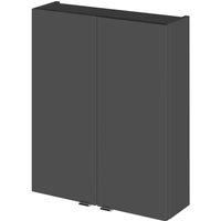 Hudson Reed Fusion Wall Unit 500mm Wide - Gloss Grey