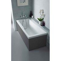 Hudson Reed Fusion 750Mm Bath End Panel & Plinth - Gloss Grey
