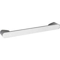 Modern Rounded D-Shaped Furniture Handle 215mm Solid Brass Polished Chrome