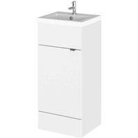 Hudson Reed Fusion 400Mm Fd Vanity Unit & Basin - Gloss White