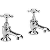 Bayswater Crosshead Pair of Chrome Bath Taps