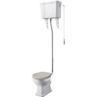 Hudson Reed Richmond High Level Pan, Cistern & Flush Pipe Kit - White