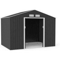8' x 6' Lotus Hera Apex Metal Shed (2.51m x 1.81m)