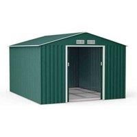 9' x 11' Lotus Orion Apex Metal Shed with Foundation Kit (2.67m x 3.19m)
