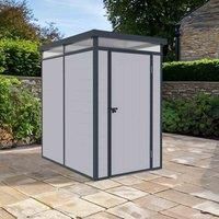 4' x 6' Lotus Curo Grey Plastic Shed (1.31m x 1.9m)