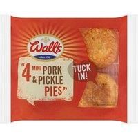 Wall's 4 Mini Pork & Pickle Pies 200g