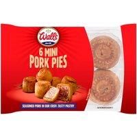 Wall's 6 Mini Pork Pies 300g