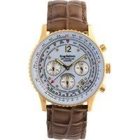 Krug-Baumen 400201DS Mens Air Traveller Diamond Watch