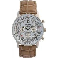 Krug-Baumen 400501DS Mens Air Traveller Diamond Watch