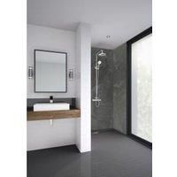 Mermaid Snowdonia Laminate Single Shower Panel - 2400 x 585mm