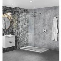Mermaid Elite Ravello Post Form Single Shower Panel - 2420 x 1200