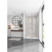 Mermaid Elite Himalayan Marble Post Form Single Shower Panel 2420 x 1200mm