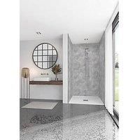 Mermaid Elite Serpentine Stone Post Form Single Shower Panel 2420 x 1200mm