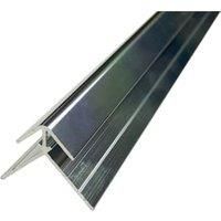 Wetwall Alloy Polished Silver External Corner - 2440mm