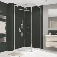 Wetwall Hadrian Green Alloy Single Shower Panel - 2440 x 900 x 4mm